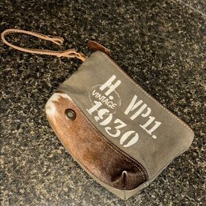 Myra Bag Canvas and Leather Toiletry Bag